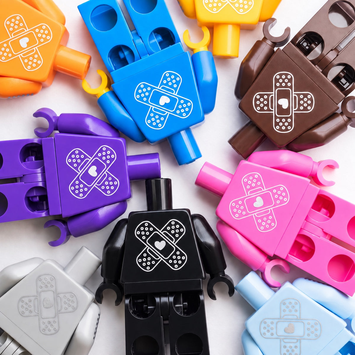 EJA Bricks Zipper Torsos