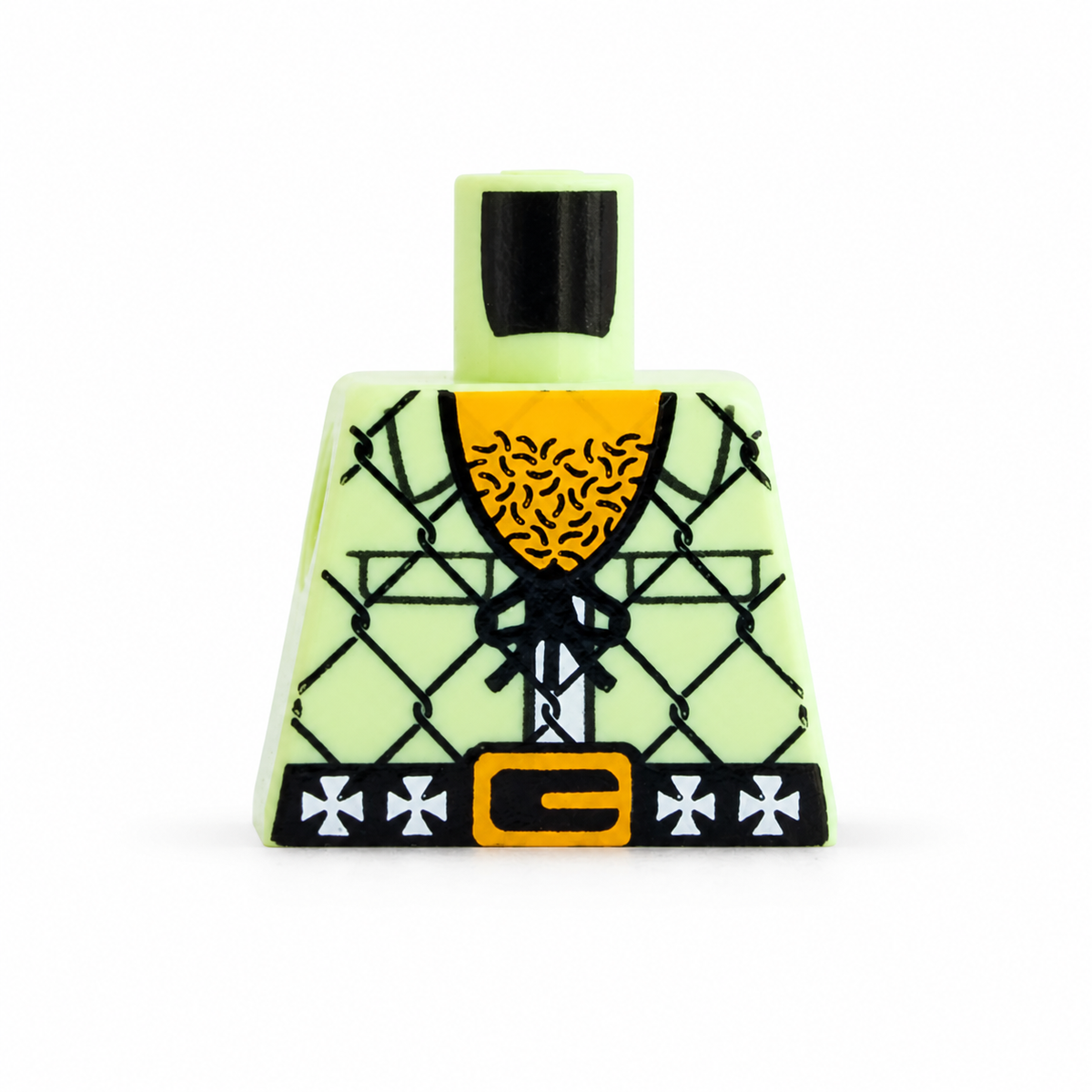 Spring Green Chainlink Overprint Torso