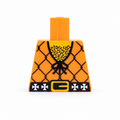 Orange Chainlink Peasant Torso
